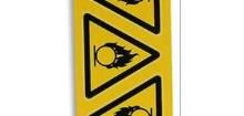597-64220 Labels and Industrial Warning Signs