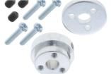 ALUMINUM SCOOTER WHEEL ADAPTER FOR 1/4? Robotics and Prototyping