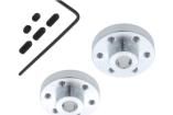 ALUMINUM MOUNTING HUB FOR 1/4? SHAFT #4- Robotics and Prototyping