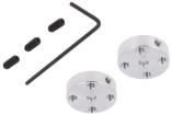 ALUMINUM MOUNTING HUB FOR 3MM SHAFT #4-4 Robotics and Prototyping