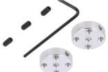ALUMINUM MOUNTING HUB FOR 3MM SHAFT M3 H Robotics and Prototyping