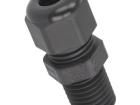 HSK-L M12 RAL9005 Cable Glands, Strain Reliefs & Cord Grips