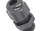 HT M12 RAL9005 Cable Glands, Strain Reliefs & Cord Grips