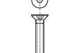 M2X6/BN4719 DIN7991 ~ISO10642 Screws & Fasteners