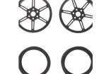 WHEEL W/INSERTS FOR 3MM AND 4MM SHAFTS Accessories for Robotics and RC