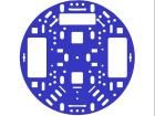 ROBOT CHASSIS RRC04A SOLID BLUE electronic component of Pololu