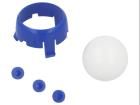 ROMI CHASSIS BALL CASTER KIT - BLUE electronic component of Pololu