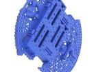 ROMI CHASSIS BASE PLATE - BLUE Frames and Chassis