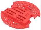 ROMI CHASSIS BASE PLATE - RED electronic component of Pololu