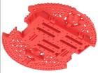 ROMI CHASSIS BASE PLATE - RED  Robotics and Prototyping