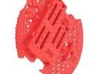 ROMI CHASSIS BASE PLATE - RED Frames and Chassis