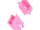 ROMI CHASSIS MOTOR CLIP PAIR - PINK Accessories for Micromotors