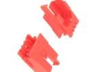 ROMI CHASSIS MOTOR CLIP PAIR - RED Accessories for Micromotors