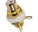 JR0581 YELLOW RCA Phono Connectors