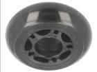 SCOOTER/SKATE WHEEL 70X25 MM BLACK Robotics and Prototyping