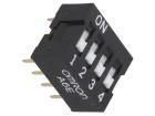 A6E-4101-N DIP Switches/SIP Switches