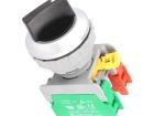 SS30-1O/C BK, 1-2 2POSITION Pushbutton Switches