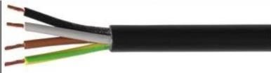 PP-3184Y-2.50MMBLK  Wire & Cable