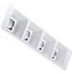 CN16788_DAISY-4X1-W-WHT LED Lighting Lenses Assemblies