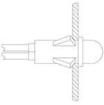 1090A4-28V Panel Mount Indicator Lamps