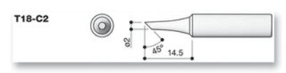 T18-C2 electronic component of Hakko