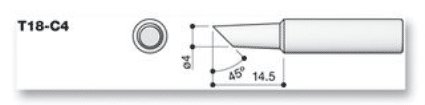 T18-C4 electronic component of Hakko