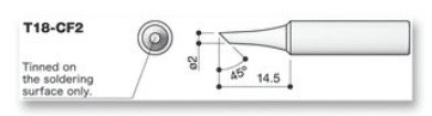 T18-CF2 electronic component of Hakko