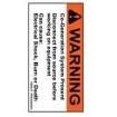 PPS0204WS001 Labels and Industrial Warning Signs
