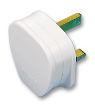 PLUG, 3A FUSED, WHITE electronic component of Pro Elec