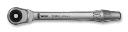 8003 A ZYKLOP METAL KNARRE 1/4" electronic component of Wera