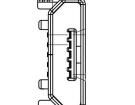 MCR-B-S-RA-SMT-CS14-T/R USB Connectors