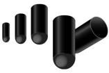 CAP24-BLACK-25-PC/PKG 