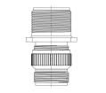 ACC02E14S-9P-025-LC Circular MIL Spec Connector
