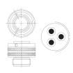 PKB06RFC20-19R Circular MIL Spec Connector