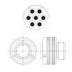 PKB06RFC24-10T electronic component of Amphenol