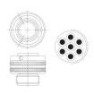 PKB06RFC24-10T Circular MIL Spec Connector