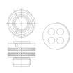 PKB06RFC32-17R Circular MIL Spec Connector