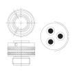 PKB06RWC20-19R Circular MIL Spec Connector