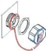 RJFRBC75 electronic component of Amphenol