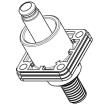 RL9-080-101-F1-RED Heavy Duty Power Connectors