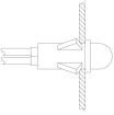 1090A4-12V Panel Mount Indicator Lamps