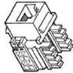 406372-1 Modular Connectors / Ethernet Connectors