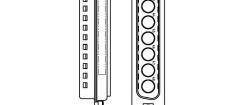3008W8PXX99A30X D-Sub Mixed Contact Connectors