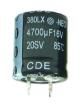 382LX122M500B092V electronic component of Cornell Dubilier