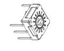 RDS-4S-7229-A-D DIP Switches/SIP Switches