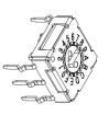 RDS-16S-7229-S-CR DIP Switches/SIP Switches