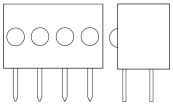 555-4009F electronic component of Dialight