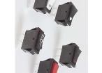 R4BBLKBLKGRNFF3 Rocker Switches