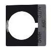 10250TS51 Switch Legend Plates & Labels