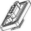 629-W09-240-012 D-Sub Standard Connectors